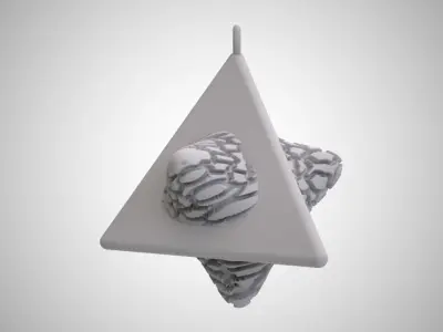 Tetrahedral Necklace  3D print model