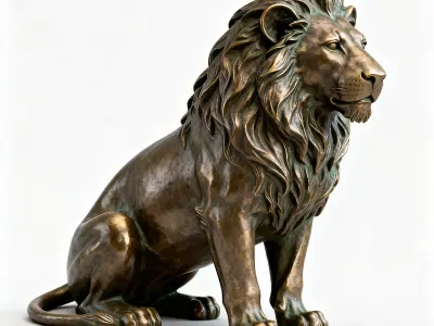 Lion sculpture 3D print model order
