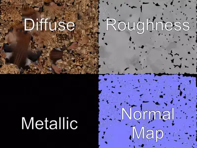 Spiky Hedgehog model pack Low-poly 3D model