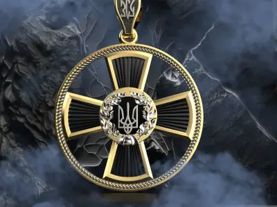 Ukranian Army Emblems 3D print model