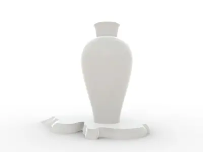 Shigaraki-like jar 3D model