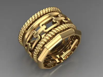david yurman ring 3D print model