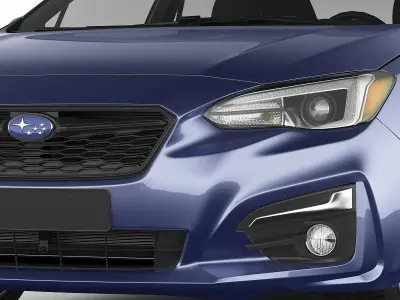 Subaru Impreza 5-door 2017 3D model