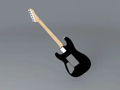 B C Rich Tracii Guns Gunslinger model guitar Free 3D model