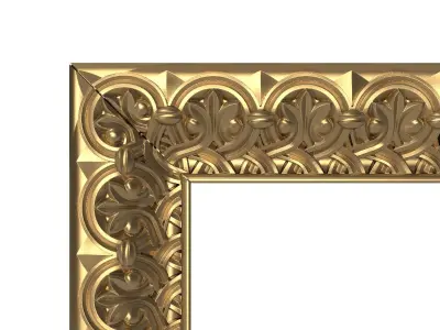 carved frame 3D model 58
