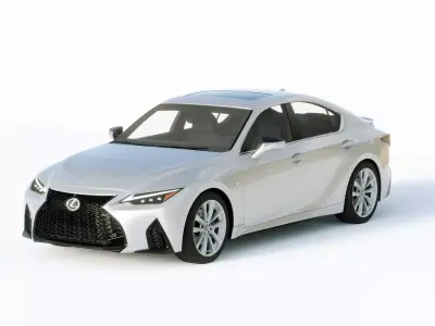Lexus IS F Sport 2021 3D model