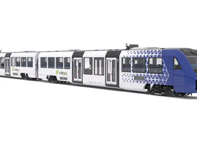Vlexx Alstom Coradia LINT 54 Train 3D model