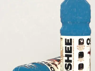 Oshee water bottle 3D model