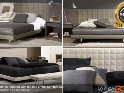 Agro Bed Set 3D model