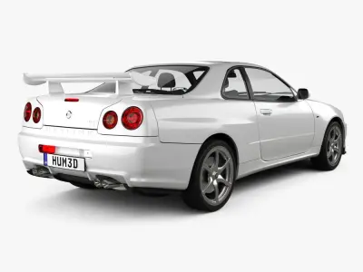 Nissan Skyline GT R34 3D model