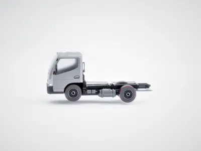 Truck Low-poly 3D model from CGTrader
