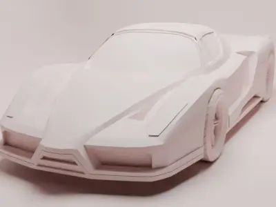 Ferrari Enzo Low-poly 3D model