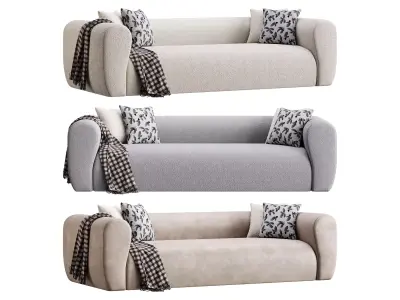 Zola Sofa Family 3D model