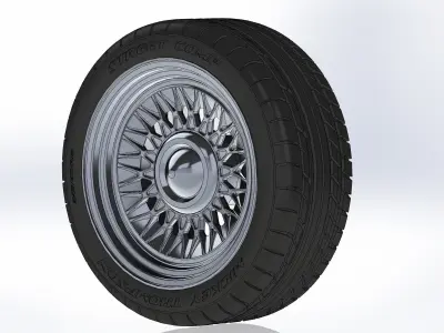 Custom wheels American Racing VF554 Eldo 18inch for scale model 3D print model