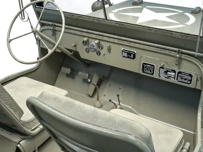 Jeep Willys MP 1942 3D model