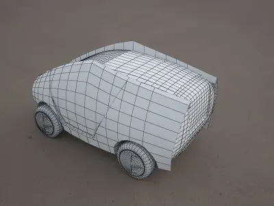  citroen concept electric 3d car 3D model