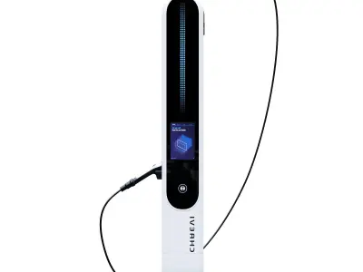 High poly CHAEVI Ultra fast EV Charger 3D model