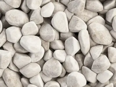 Gravel Low decorative n4 3D model