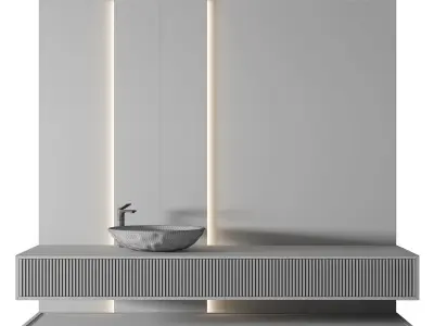 Luxury Bathroom 180 3D model