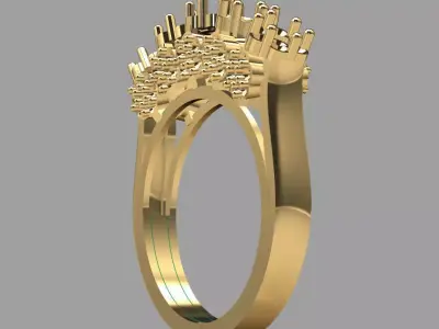 g ring 3D print model