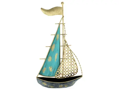 Sailboat Sculpture 3D model