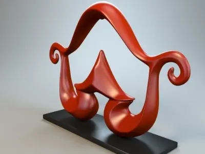 Abstract Figure m03 P 3D print model