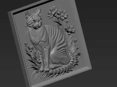 Cat A19 3D print model