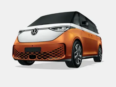 Volkswagen ID Buzz 2023 Low-poly 3D model