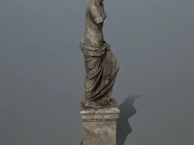 Venus  de  Milo Low-poly 3D model