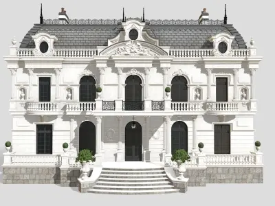 Aristocratic Mansion 3D model