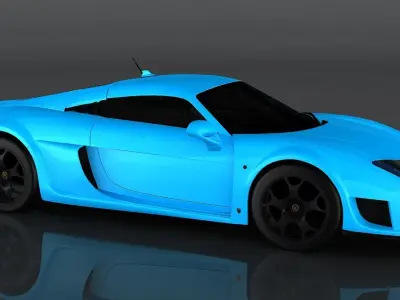 Noble M600 Low-poly 3D model