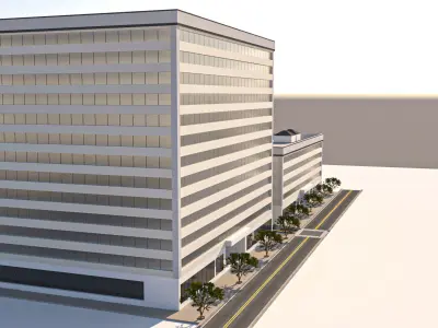 Office Building 3D model 430