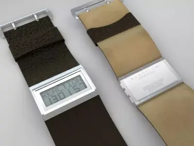 Digital Wrist Watch 3D model