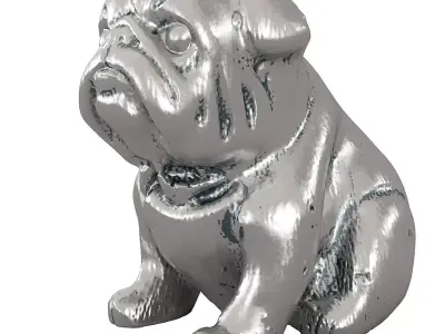 Figurine dog 3D model purchase