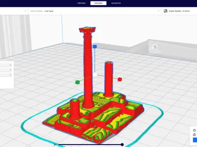 ancient ruins 3D print model