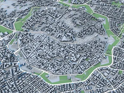 Nicosia City Cyprus 3D model