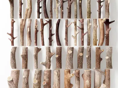 Panel firewood 3D model