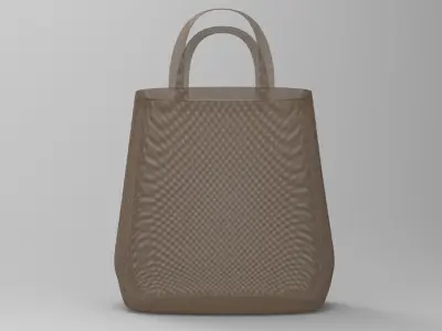 Beach Bag Low-poly 3D model