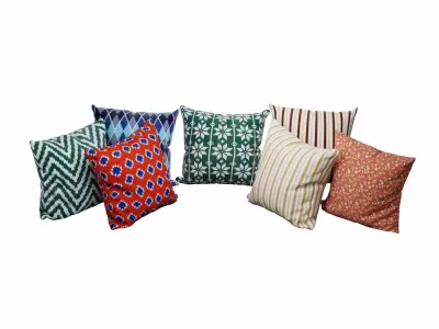 pillow collection 3D model