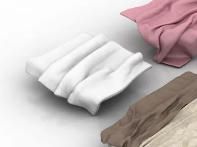 bed sheet  Free 3D model