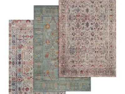 Rug Set 474 3D model