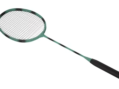 Badminton Racket 3D model