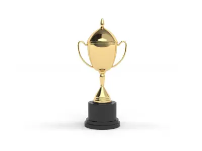 Cups Trophy 3D model 7