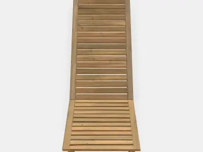 NAMMARO Sun lounger Low-poly 3D model