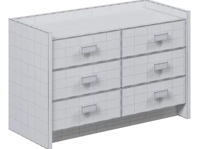 carina-dresser by elve luxury 3D model