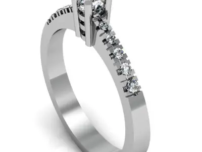 daimond ring 3D print model purchase