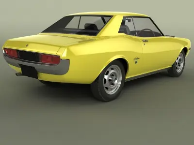Toyota Celica coupe 1600 ST 1970 3D model