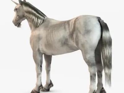 Horse and Unicorn 3D model