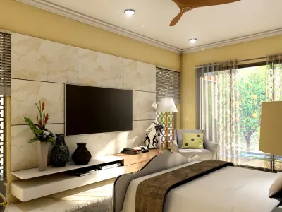 Resort Interior Design 3D model