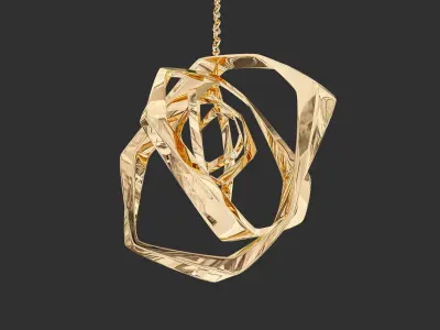 LaCage Vertical Chandelier 3D model